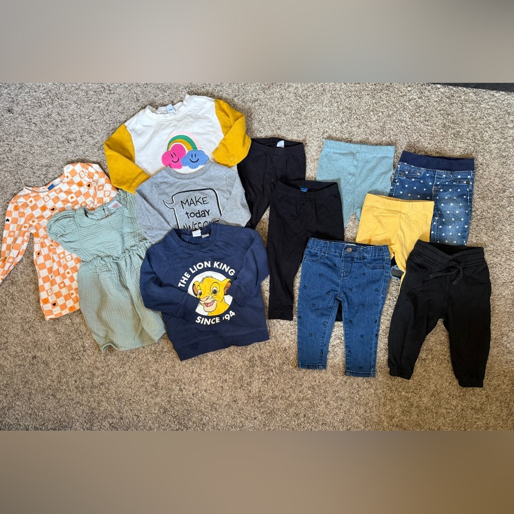 Colorful Girls Clothing Set